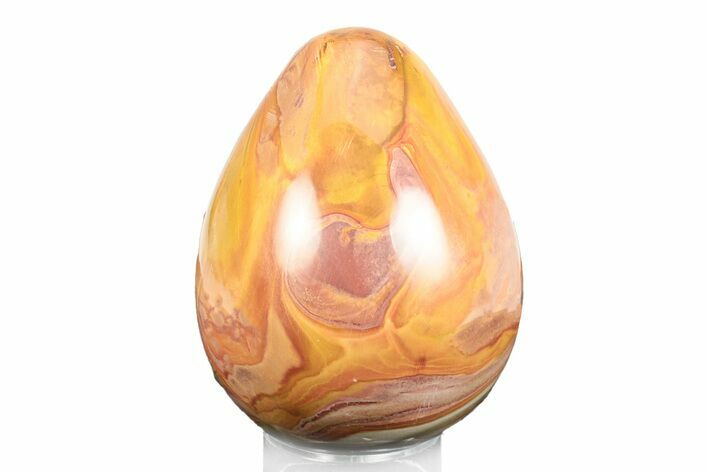 Polished Polychrome Jasper Egg - Madagascar #245531